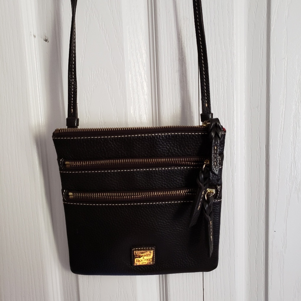 Dark brown dooney & burke crossbody